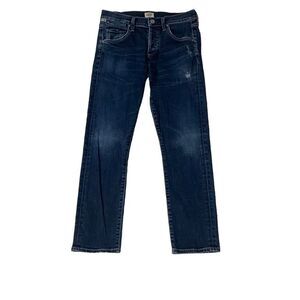 Citizens Of Humanity Women's Blue Denim Jean Straight Leg Pants Size 24